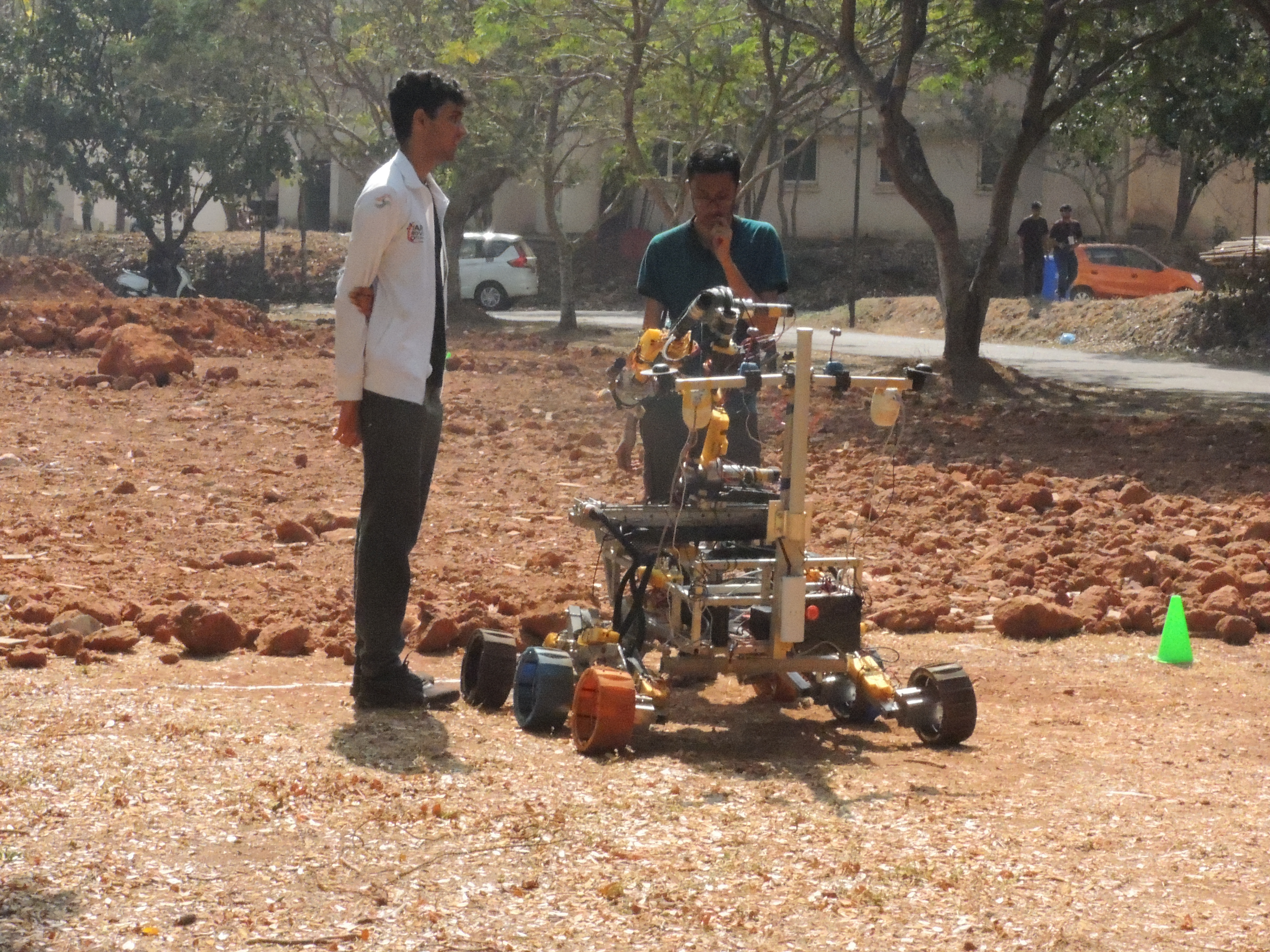 Rover in action